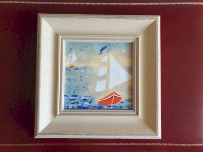 Tableau peinture voiliers
