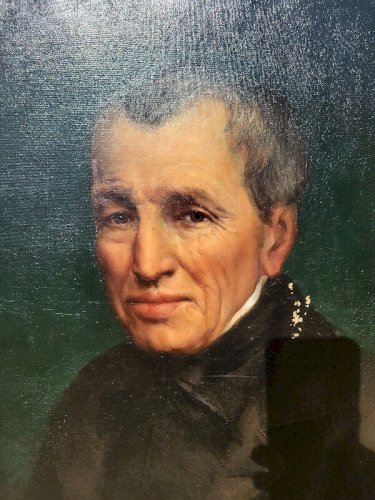 TABLEAU PORTRAIT CAHUZAC BLAY MICHEL DU XIX ème SIECLE