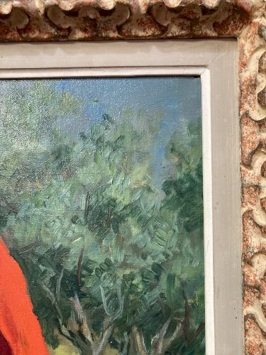 Tableau : portrait : une Gitane - Anatola Soungouroff - 1967