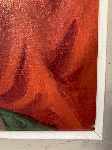 Tableau : portrait : une Gitane - Anatola Soungouroff - 1967