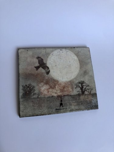Tableau raku Claudine Dumur