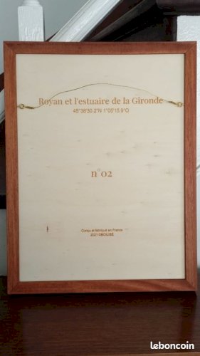 tableau Royan et l'estuaire de la Gironde   40/30 cm