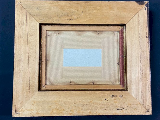 Tableau signé huile sur panneau Marine à la bataille navale entre galions XVIIe