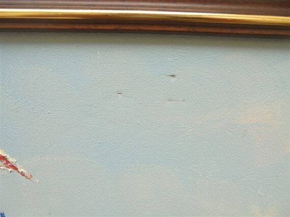 Tableau – Village bord de mer