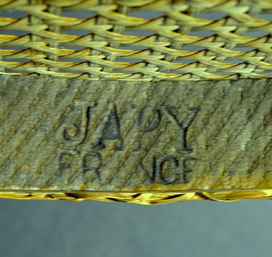 Tabouret bistrot bas canné, par JAPY FRANCE-1925, No Thonet