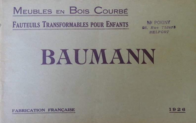 Tabouret bistrot N°94 par Baumann 1930, no Thonet