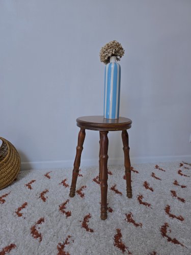 Tabouret bois ancien 