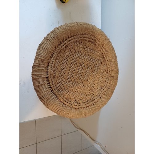 Tabouret Cordes et Rotin