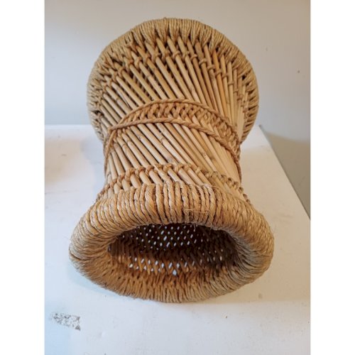 Tabouret Cordes et Rotin