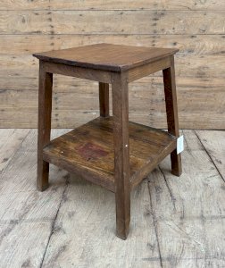 Burmese teak workshop stool