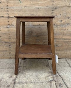 Burmese teak workshop stool