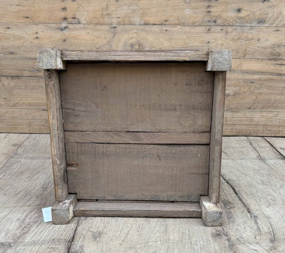 tabouret datelier en teck birman