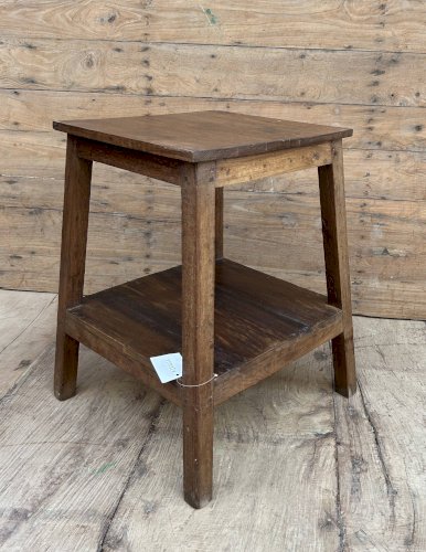 tabouret datelier en teck birman