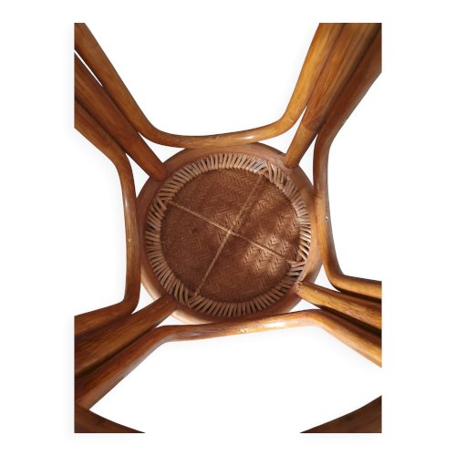 Tabouret de bar en rotin