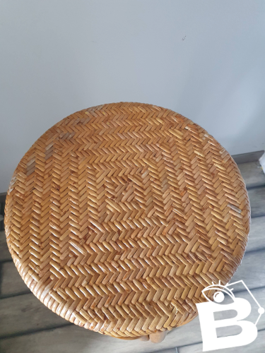Tabouret de bar en rotin