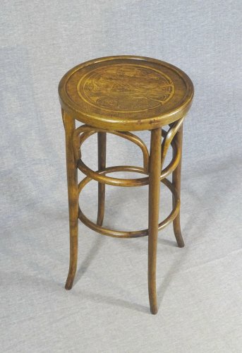 Tabouret de bistro Baumann - 1930 - N°96 - No Thonet assise Art nouveau
