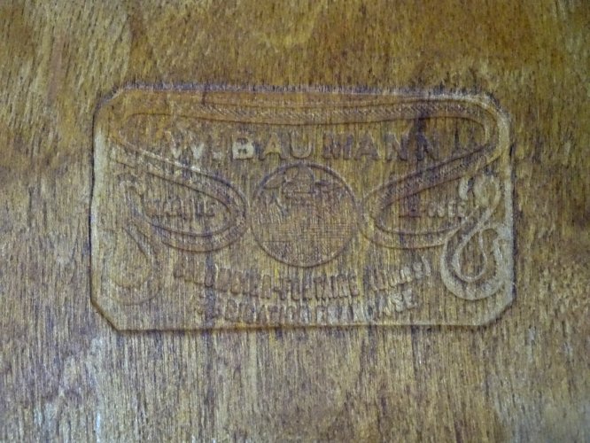 Tabouret de bistro Baumann - 1930 - N°96 - No Thonet assise Art nouveau