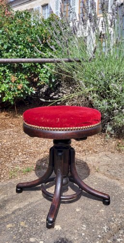 Tabouret de Piano à vis, Thonet XIXème