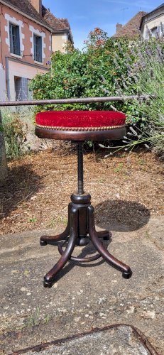 Tabouret de Piano à vis, Thonet XIXème