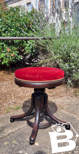 Tabouret de Piano à vis, Thonet XIXème
