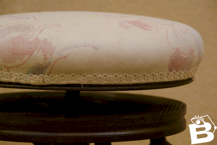 Tabouret de piano Napoléon III réglable