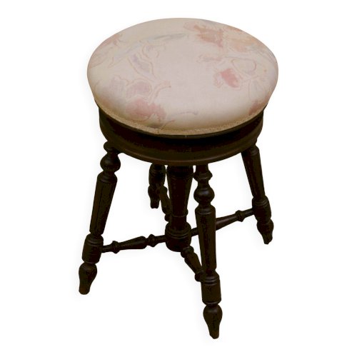 Tabouret de piano Napoléon III réglable