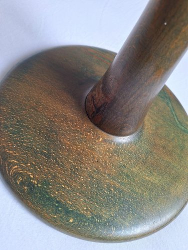 Tabouret dynamique vintage, décoration rétro