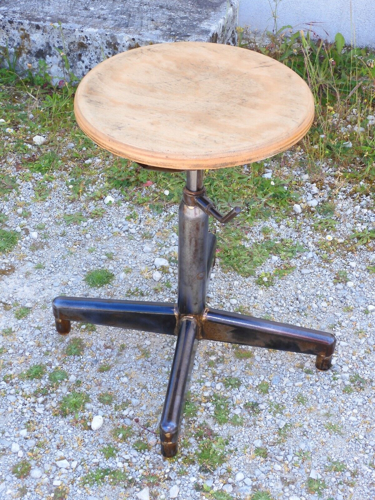 Tabouret Singer original, années 1920