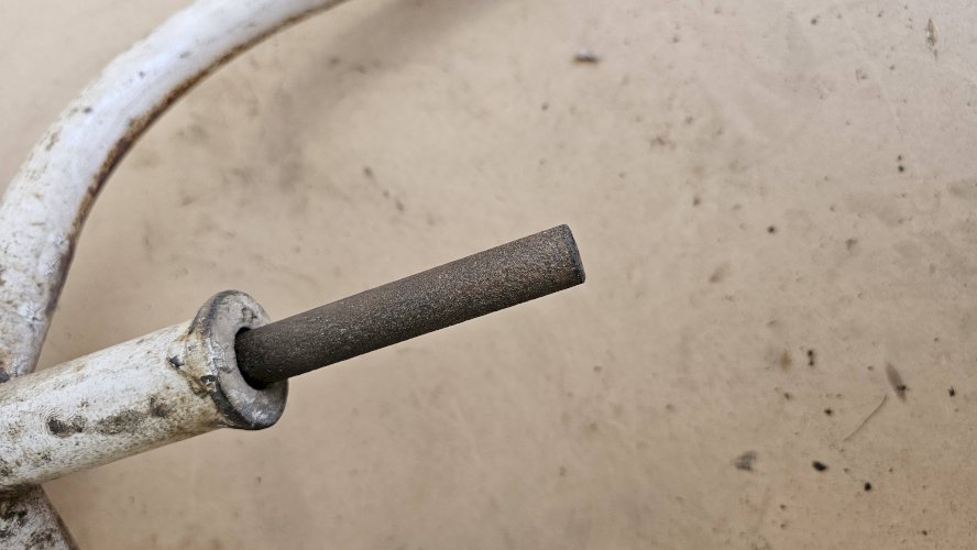 Tabouret industriel vintage réglable en hauteur