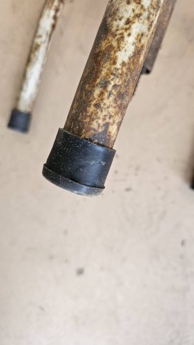 Tabouret industriel vintage réglable en hauteur