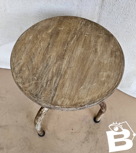 Tabouret industriel vintage réglable en hauteur