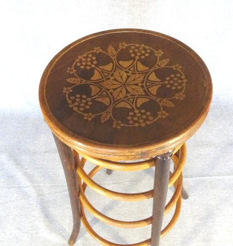 Tabouret KOHN de bar ou de dessinateur vers 1905, no Thonet