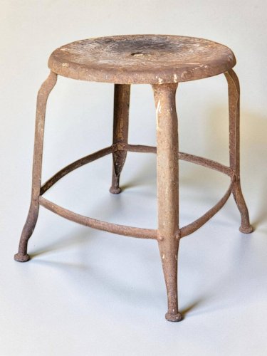 Tabouret métal industriel