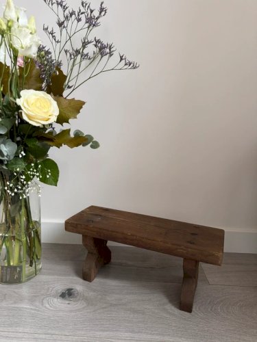 Tabouret vintage bois