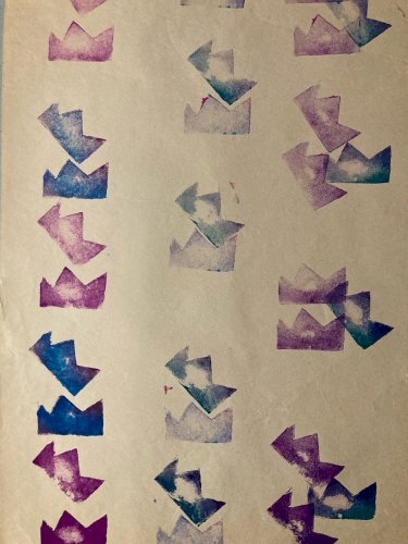 Tampon Encre Papier 1979 Art Supports Surfaces  No Pincemin No Viala