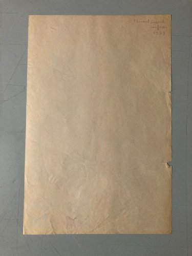 Tampon Encre Papier Art 1979 Supports Surfaces  No Pincemin No Viala