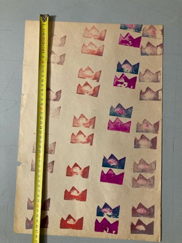 Tampon Encre Papier Art 1979 Supports Surfaces  No Pincemin No Viala