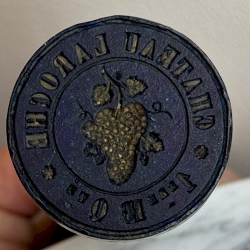 Tampon XIXe domaine viticole Château Laroche M3983