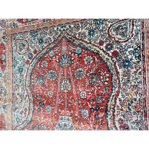 Tapis Persan en Soie