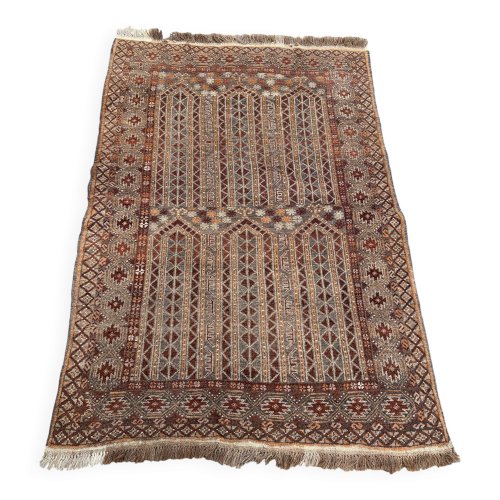 tapis turkmène tissé main