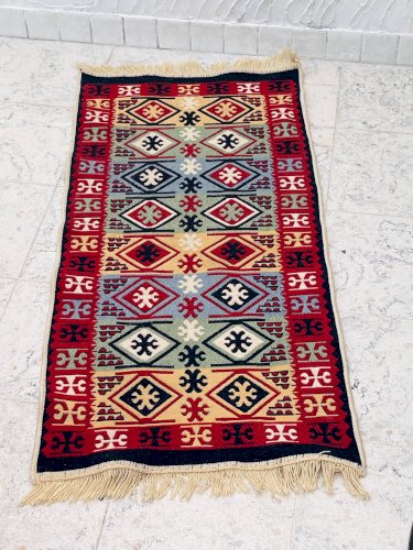 Tapis vintage réversible