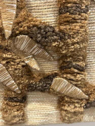 Tapisserie années 70 en laine et soie