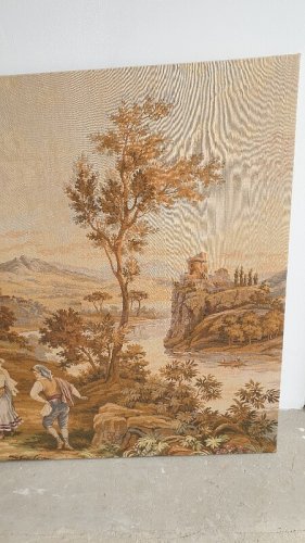 TAPISSERIE MURALE SUR CADRE EN BOIS