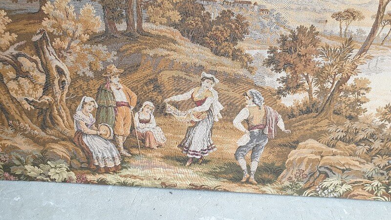 TAPISSERIE MURALE SUR CADRE EN BOIS