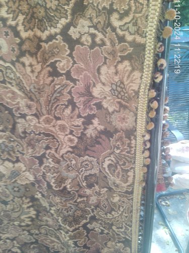 tapisserie rideau ancien