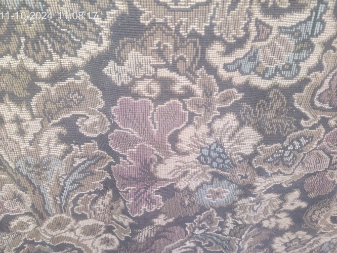 tapisserie rideau ancien