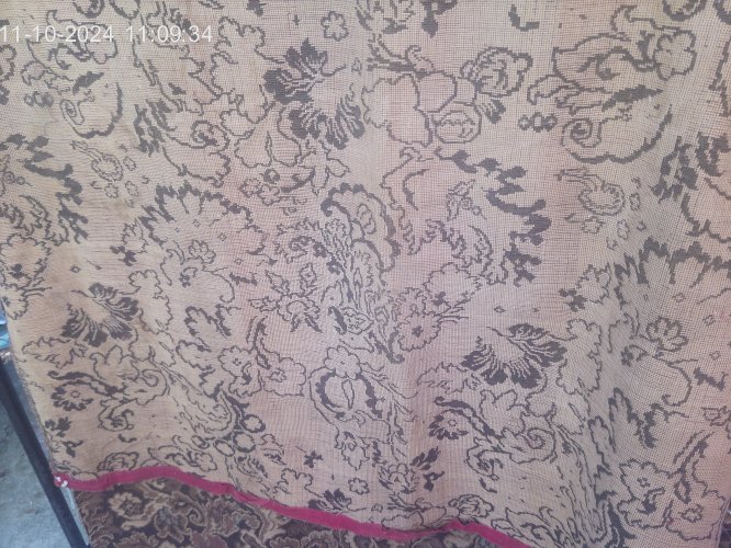 tapisserie rideau ancien