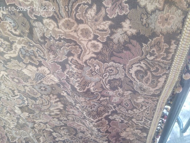tapisserie rideau ancien