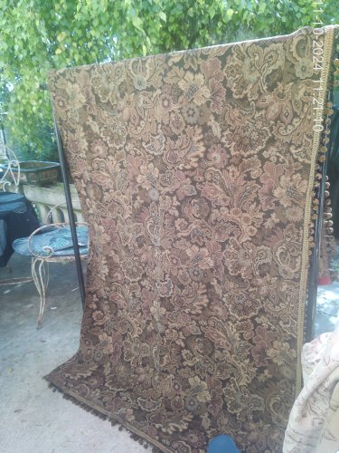 tapisserie rideau ancien