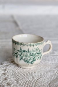 Old ironstone coffee cup Boch La Louvière Minerva